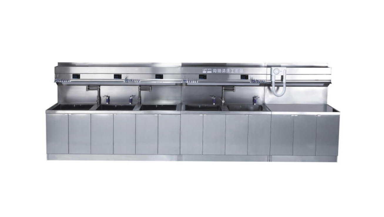 Endoscopic cleaning workstation
