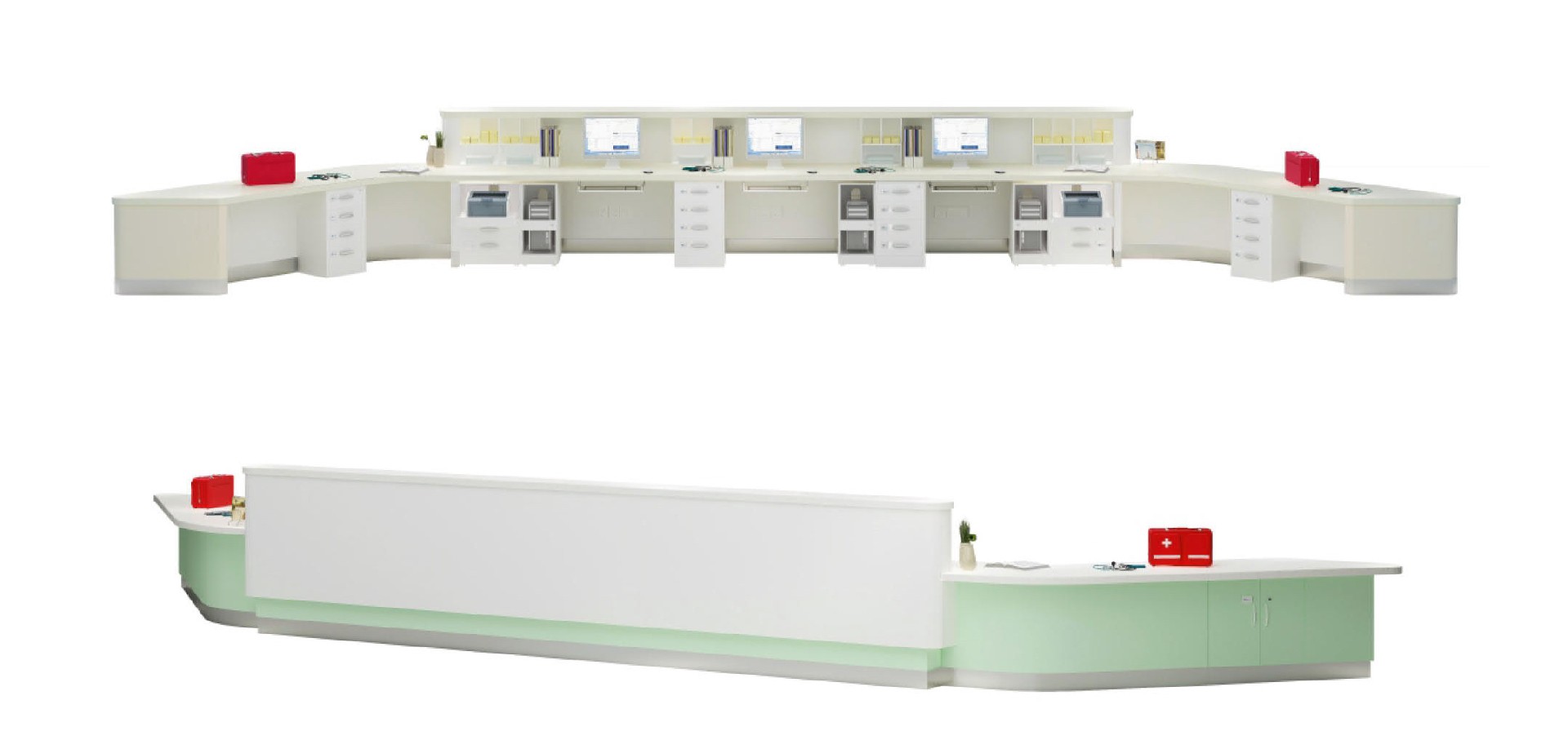 Eight-shaped Nurse Station